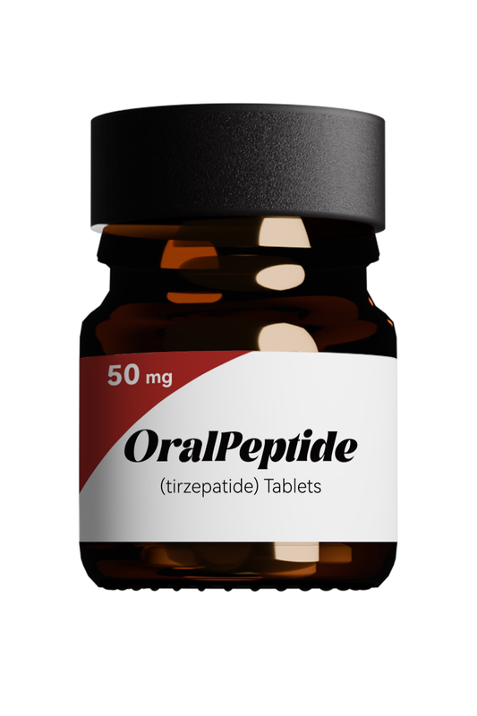 OralPeptide Tirzepatide Oral Tablets 50mg/30 tablets per bottle